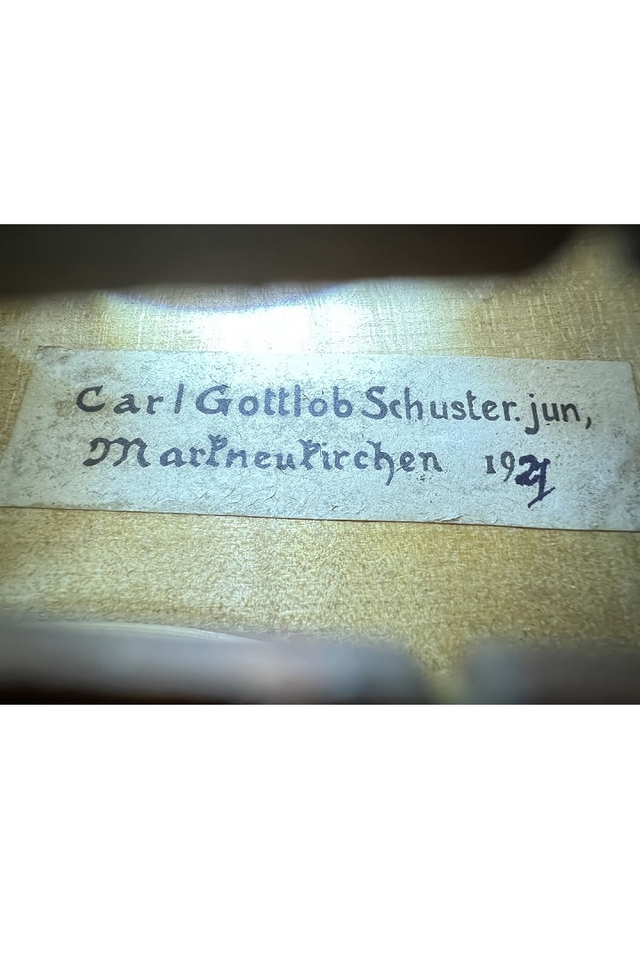 Schuster Carl Gottlob jun. - Markneukirchen 1921 - G-719
